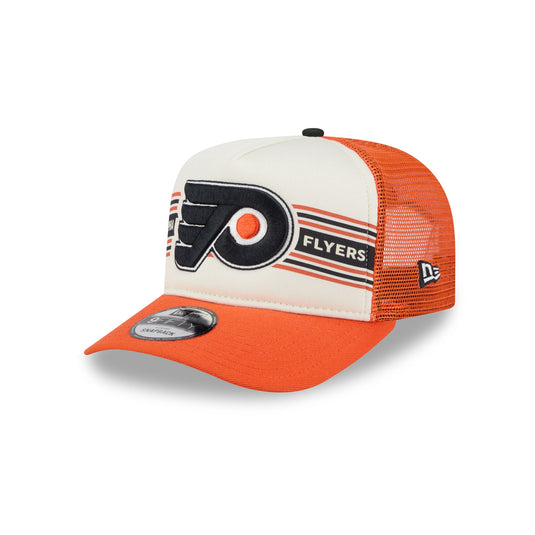 Philadelphia Flyers Banner 9FIFTY A-Frame Trucker Hat - New Era Cap