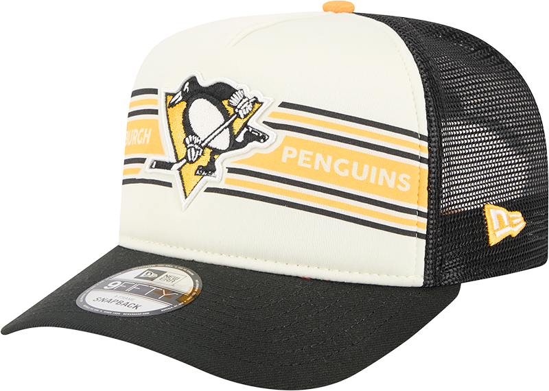 Pittsburgh Penguins Banner 9FIFTY A-Frame Trucker Hat