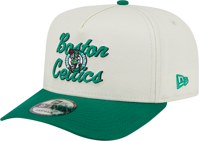 Boston Celtics Chainstitch 9FIFTY A-Frame Snapback Hat