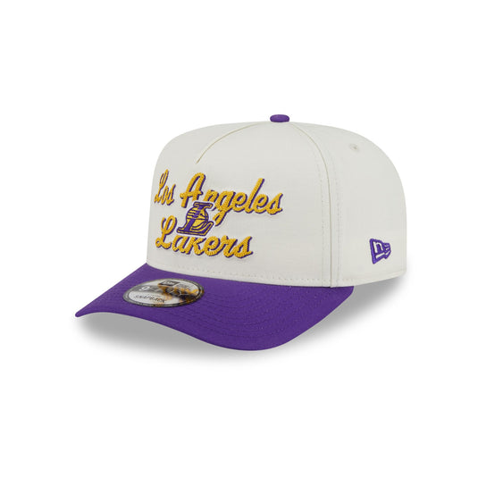 Los Angeles Lakers Chainstitch 9FIFTY A-Frame Snapback Hat - New Era Cap