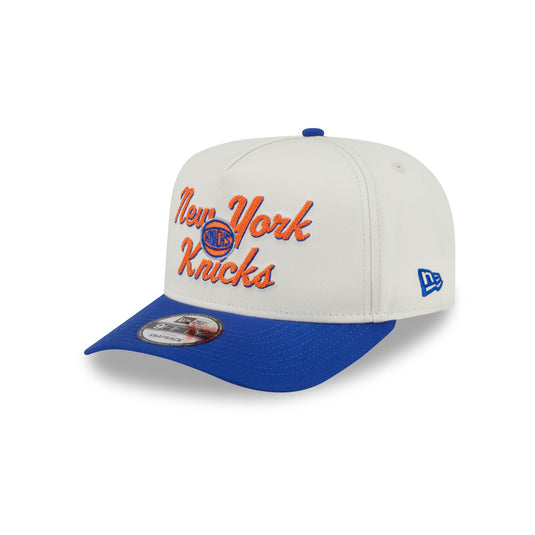 New York Knicks Chainstitch 9FIFTY A-Frame Snapback Hat - New Era Cap