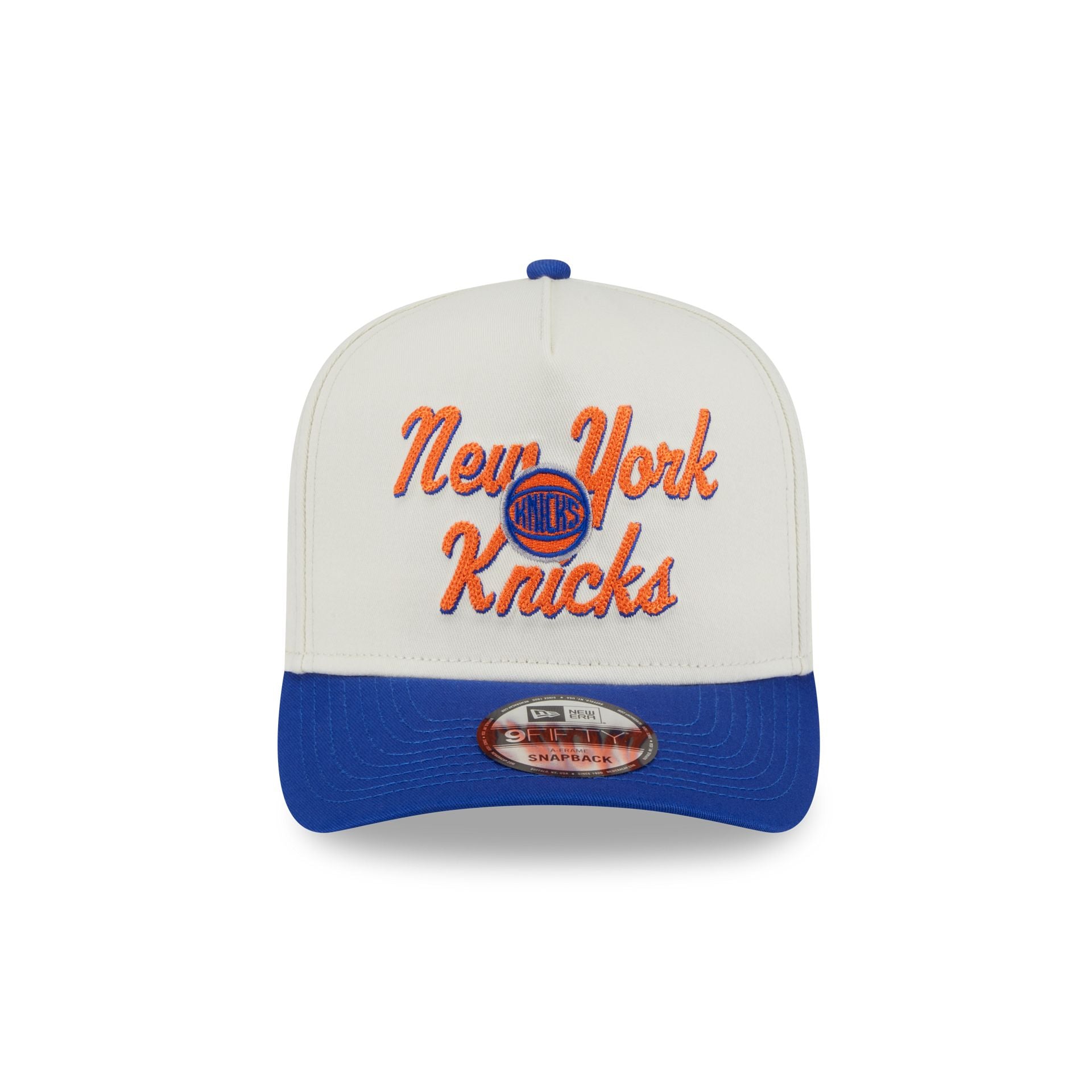 New York Knicks Chainstitch 9FIFTY A-Frame Snapback Hat