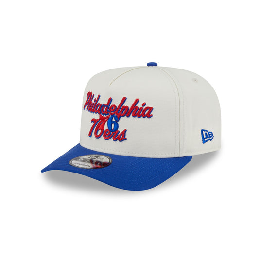 Philadelphia 76ers Chainstitch 9FIFTY A-Frame Snapback Hat - New Era Cap