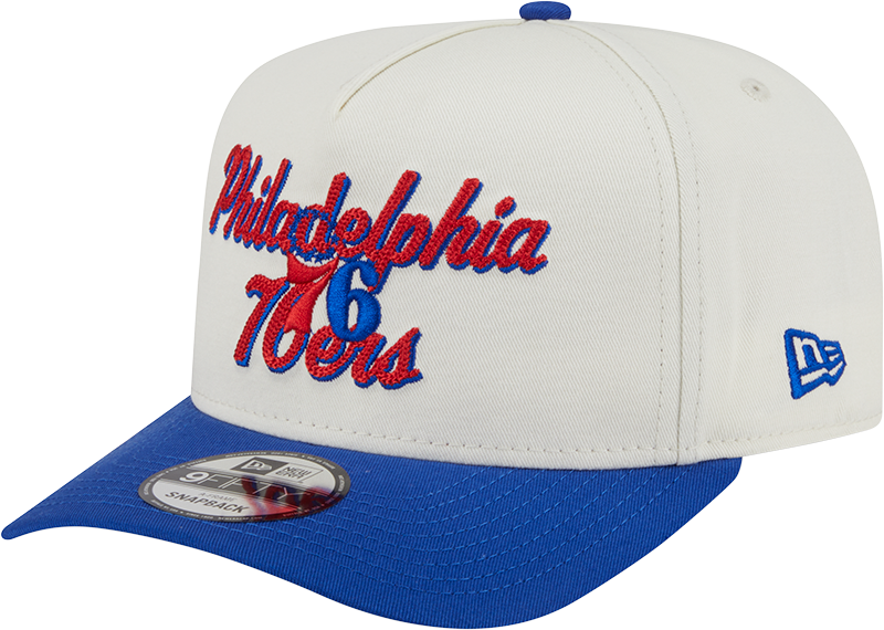 Philadelphia 76ers Chainstitch 9FIFTY A-Frame Snapback Hat