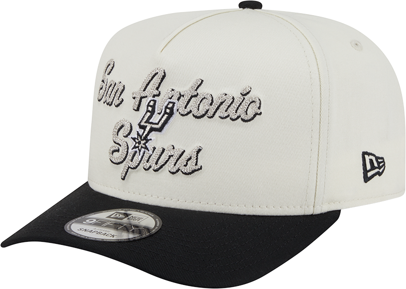 San Antonio Spurs Chainstitch 9FIFTY A-Frame Snapback Hat