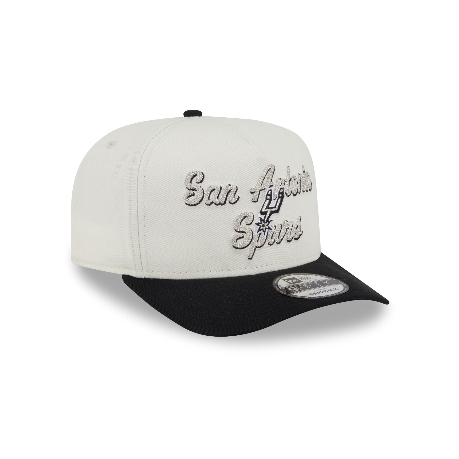 San Antonio Spurs Chainstitch 9FIFTY A-Frame Snapback Hat