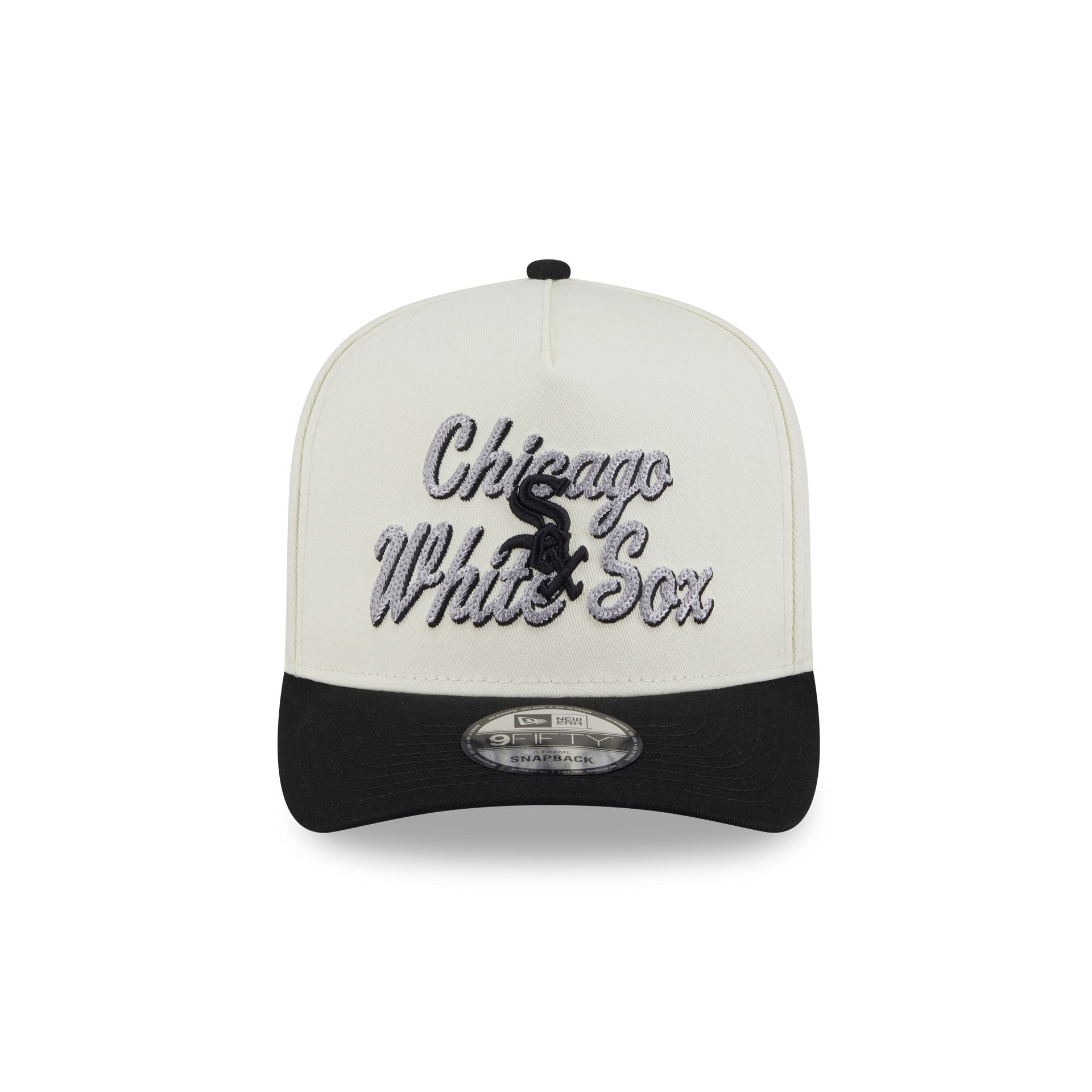 Chicago White Sox Chainstitch 9FIFTY A-Frame Snapback Hat – New