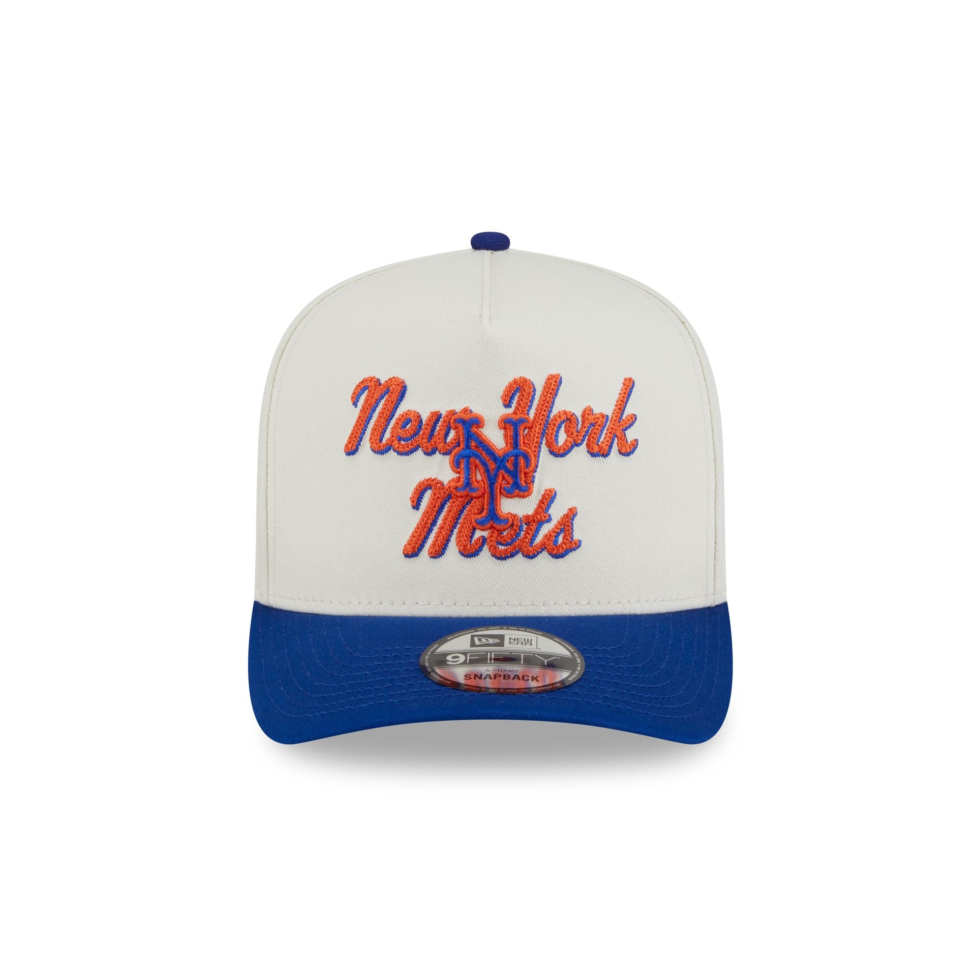 New York Mets Chainstitch 9FIFTY A-Frame Snapback Hat