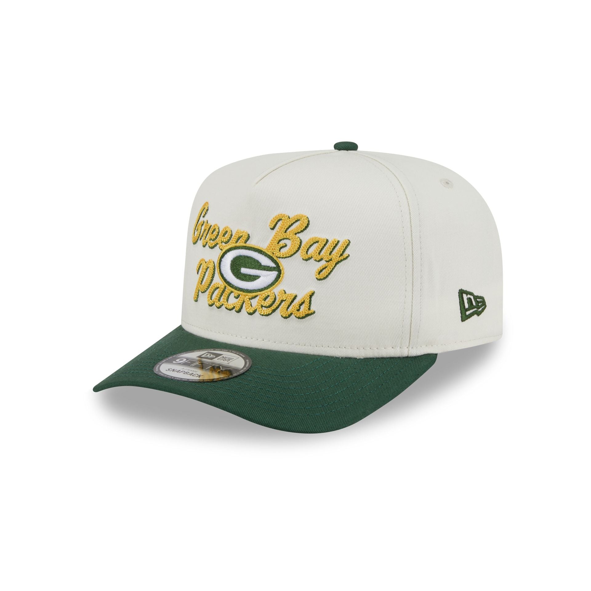 Green Bay Packers Chainstitch 9FIFTY A-Frame Snapback Hat