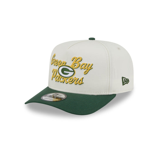 Green Bay Packers Chainstitch 9FIFTY A-Frame Snapback Hat - New Era Cap