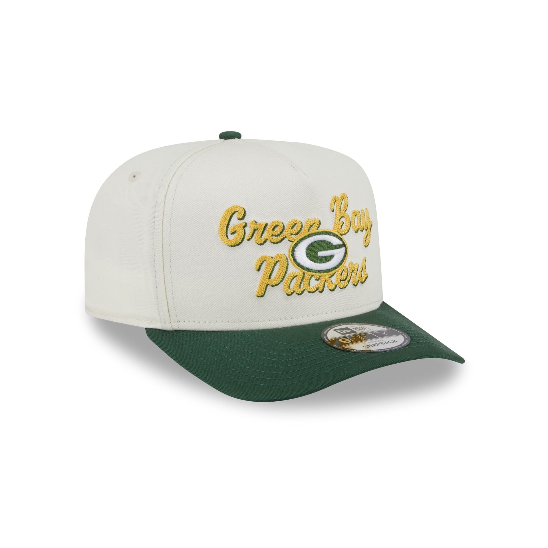 Green Bay Packers Chainstitch 9FIFTY A-Frame Snapback Hat