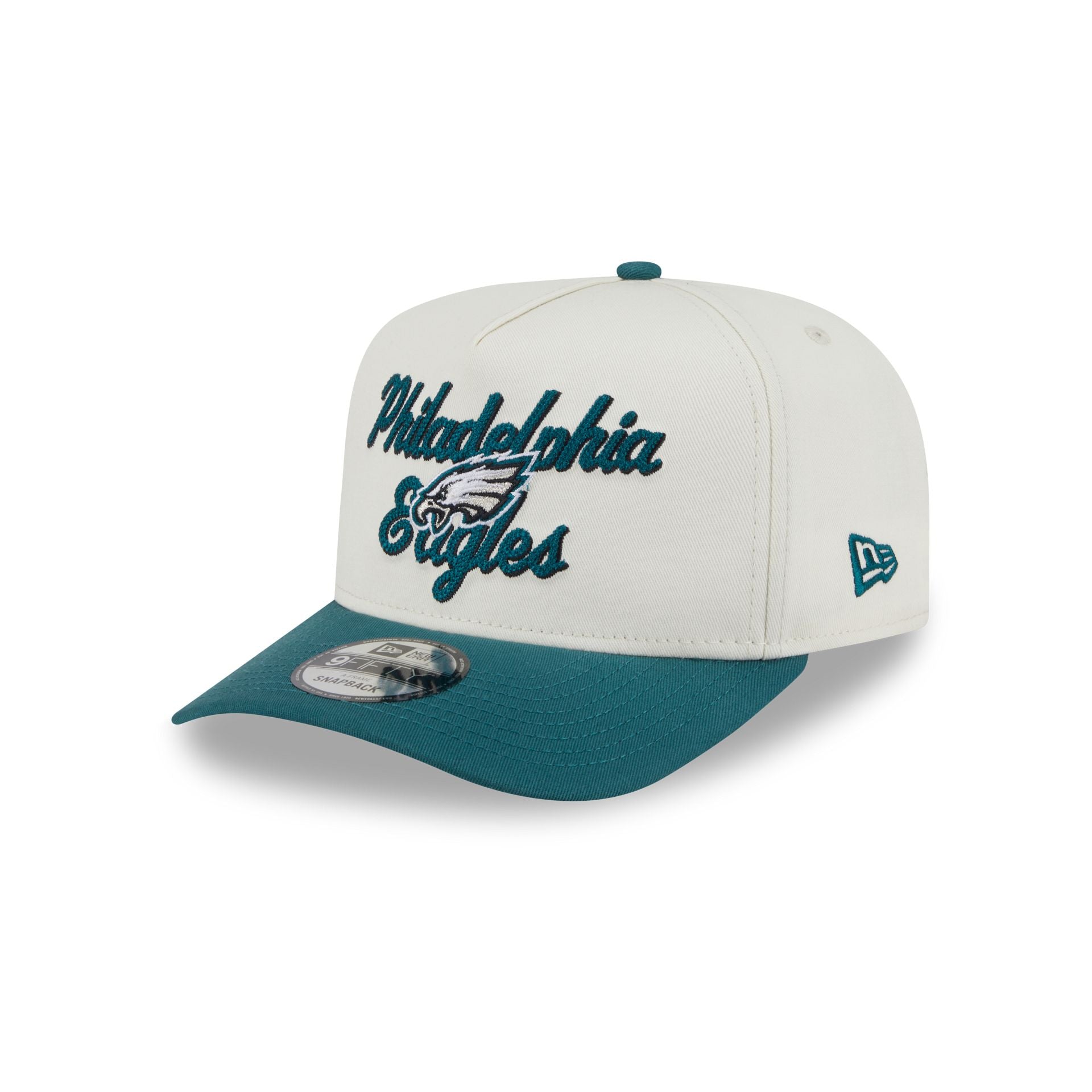 Philadelphia Eagles Chainstitch 9FIFTY A-Frame Snapback Hat – New