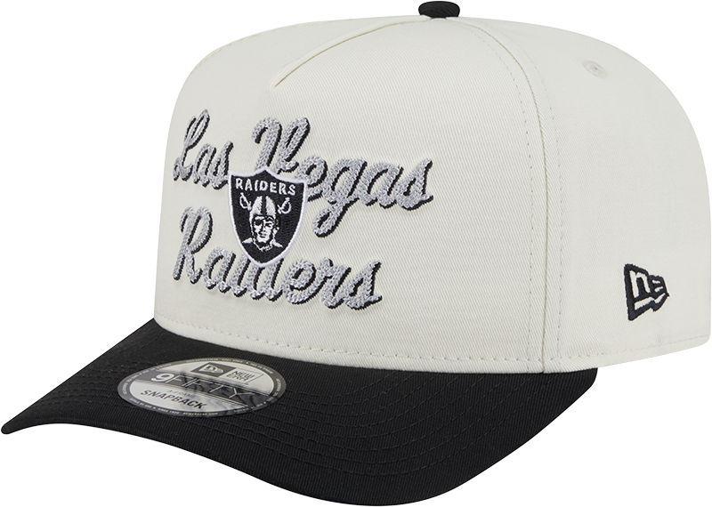 Las Vegas Raiders Chainstitch 9FIFTY A-Frame Snapback Hat
