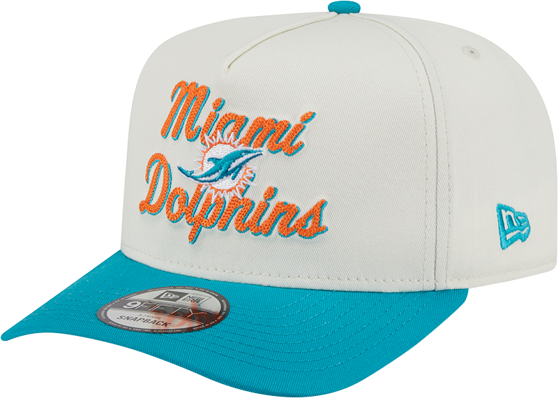 Miami Dolphins Chainstitch 9FIFTY A-Frame Snapback Hat