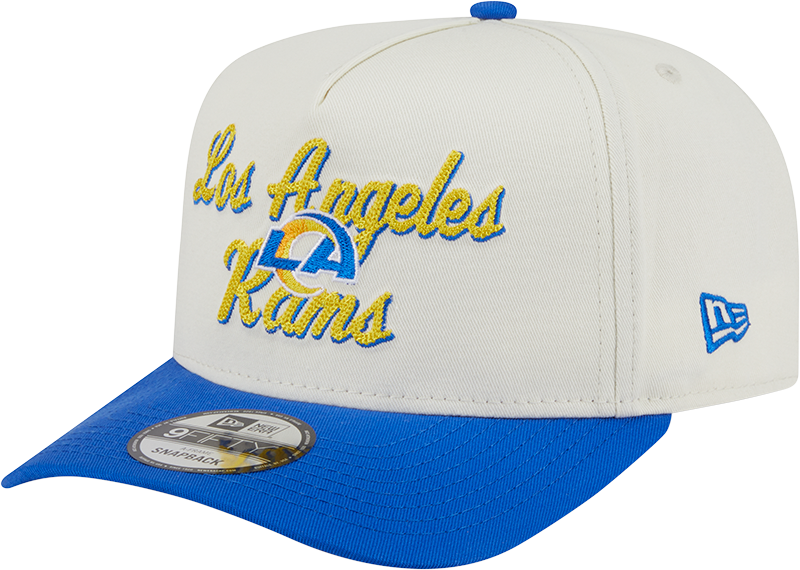Los Angeles Rams Chainstitch 9FIFTY A-Frame Snapback Hat