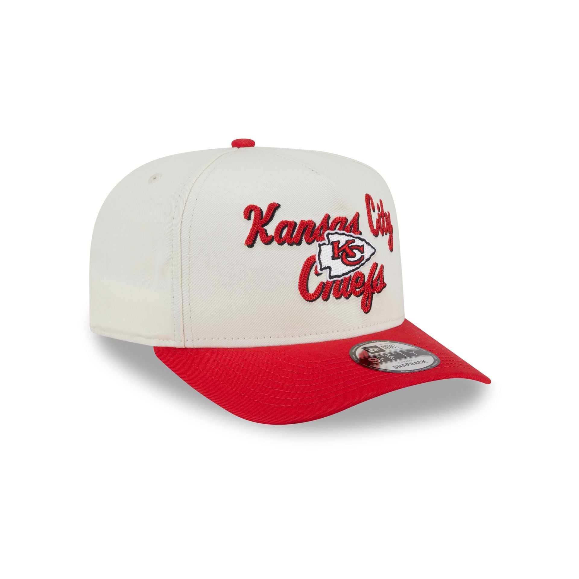 Kansas City Chiefs Chainstitch 9FIFTY A-Frame Snapback Hat