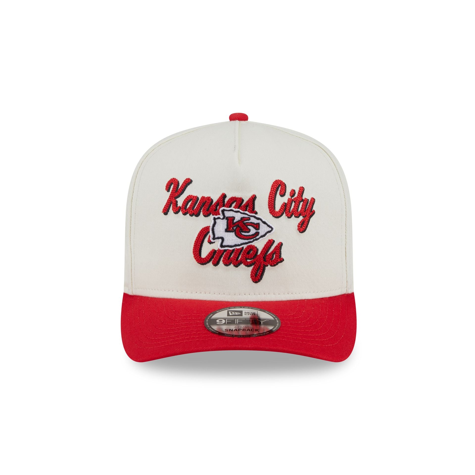 Kansas City Chiefs Chainstitch 9FIFTY A-Frame Snapback Hat