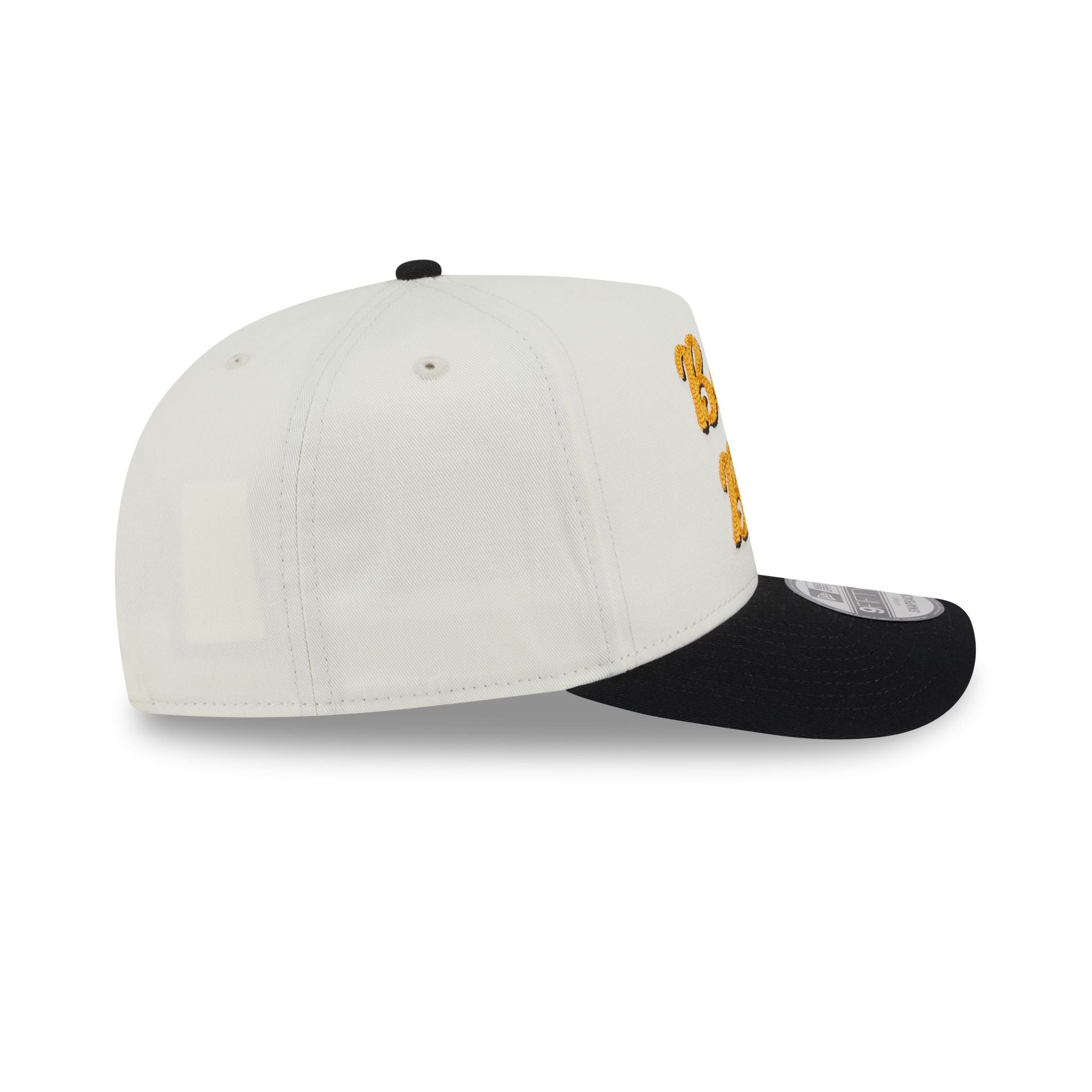 Boston Bruins Chainstitch 9FIFTY A-Frame Snapback Hat