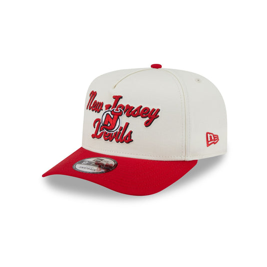 New Jersey Devils Chainstitch 9FIFTY A-Frame Snapback Hat - New Era Cap
