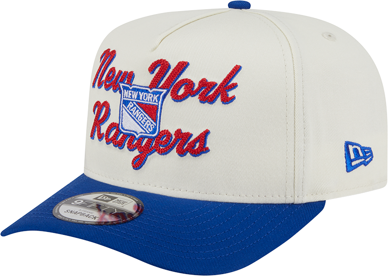 New York Rangers Chainstitch 9FIFTY A-Frame Snapback Hat