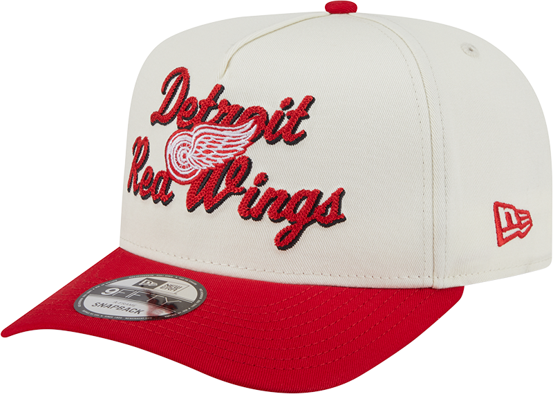 Detroit Red Wings Chainstitch 9FIFTY A-Frame Snapback Hat