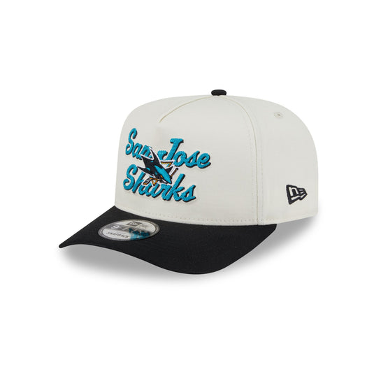 San Jose Sharks Chainstitch 9FIFTY A-Frame Snapback Hat - New Era Cap