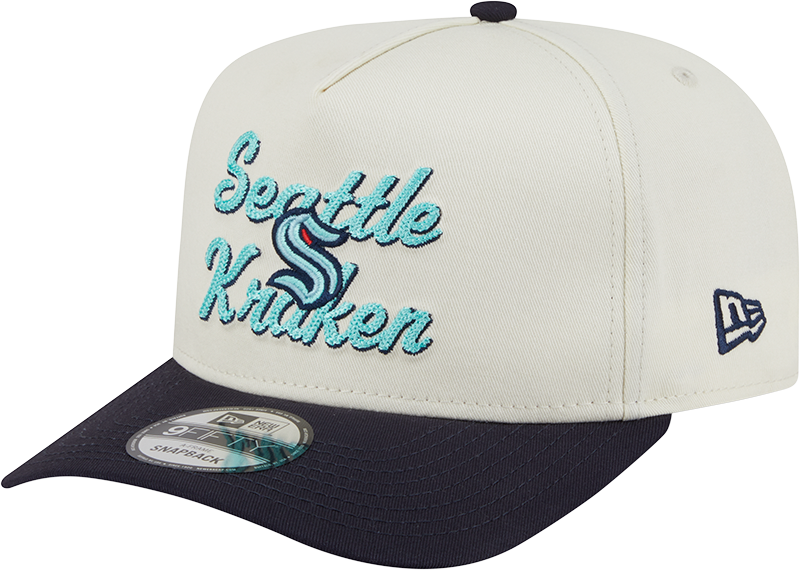Seattle Kraken Chainstitch 9FIFTY A-Frame Snapback Hat