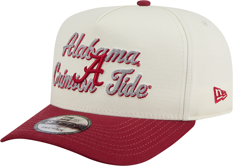 Alabama Crimson Tide Chainstitch 9FIFTY A-Frame Snapback Hat