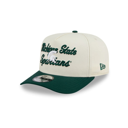 Michigan State Spartans Chainstitch 9FIFTY A-Frame Snapback Hat - New Era Cap