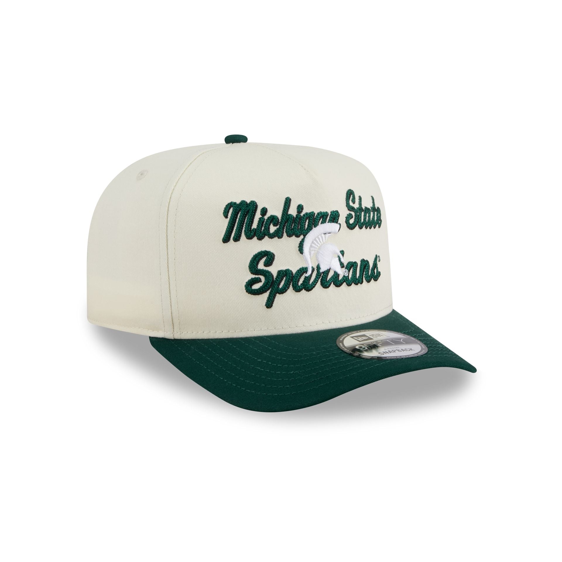 Michigan State Spartans Chainstitch 9FIFTY A-Frame Snapback Hat