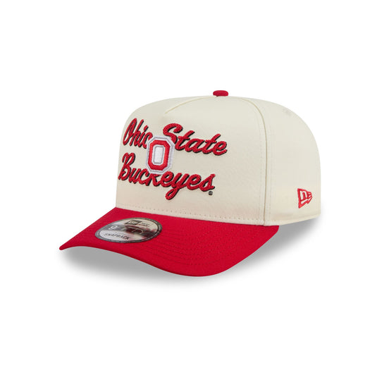 Ohio State Buckeyes Chainstitch 9FIFTY A-Frame Snapback Hat - New Era Cap