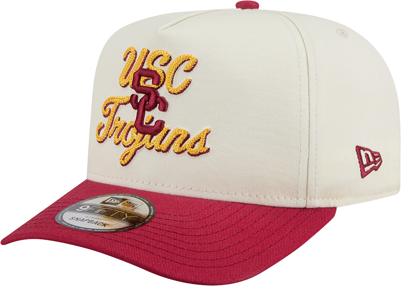 USC Trojans Chainstitch 9FIFTY A-Frame Snapback Hat