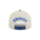 Atlanta Braves Scattered Patches Retro Crown 9FIFTY Snapback Hat