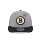 Boston Bruins Heather Gray Wool Low Profile 9FIFTY Snapback Hat