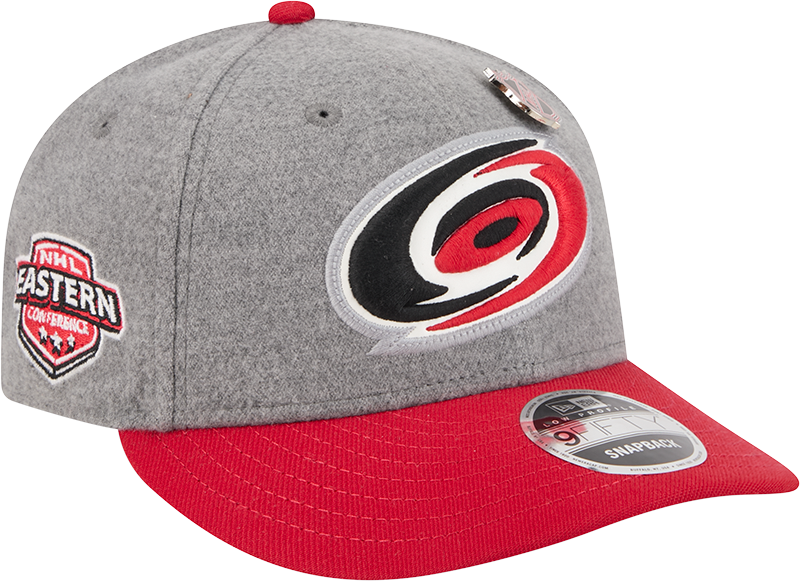 Carolina Hurricanes Heather Gray Wool Low Profile 9FIFTY Snapback Hat