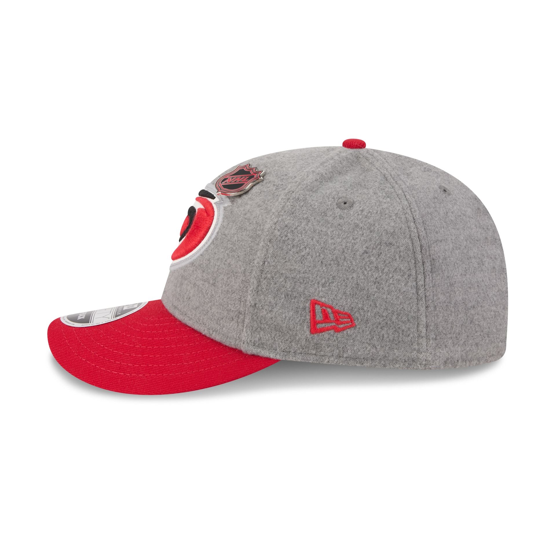 Carolina Hurricanes Heather Gray Wool Low Profile 9FIFTY Snapback