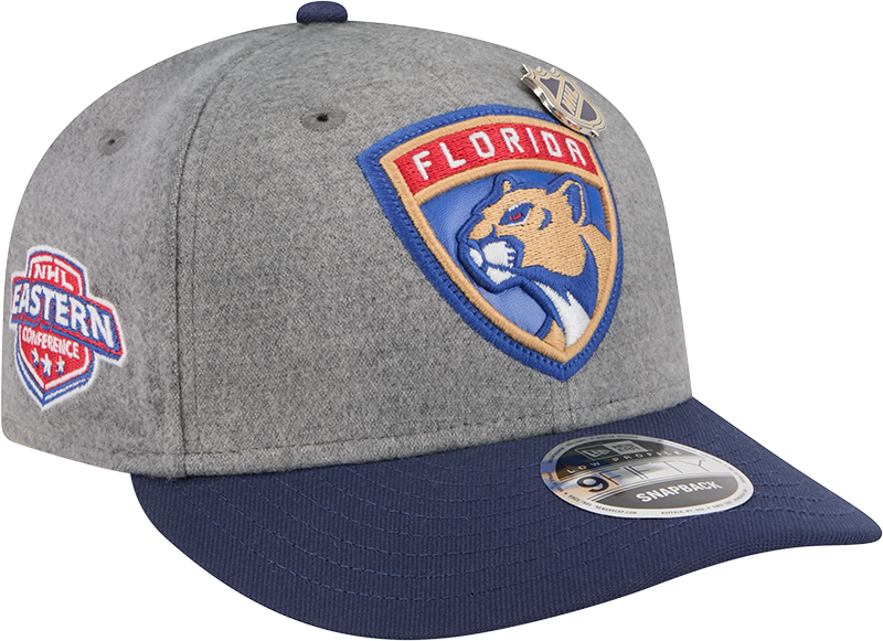 Florida Panthers Heather Gray Wool Low Profile 9FIFTY Snapback Hat
