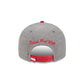 Detroit Red Wings Heather Gray Wool Low Profile 9FIFTY Snapback Hat
