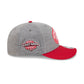 Detroit Red Wings Heather Gray Wool Low Profile 9FIFTY Snapback Hat