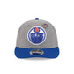Edmonton Oilers Heather Gray Wool Low Profile 9FIFTY Snapback Hat
