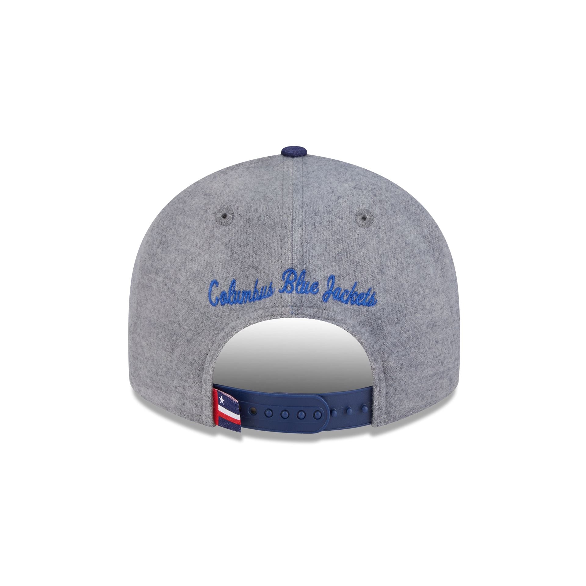 Columbus Blue Jackets Heather Gray Wool Low Profile 9FIFTY Snapback Hat