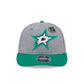Dallas Stars Heather Gray Wool Low Profile 9FIFTY Snapback Hat