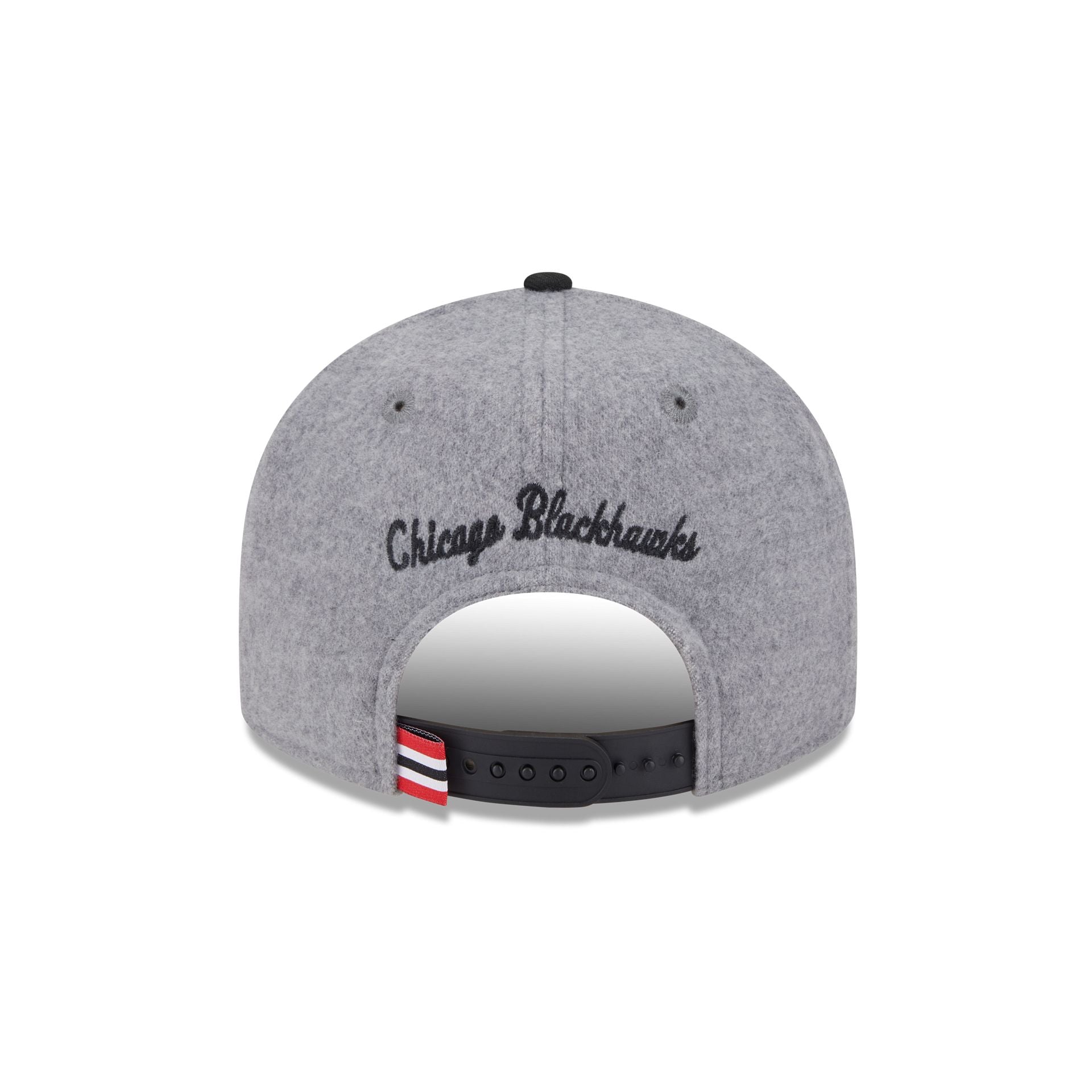 Chicago Blackhawks Heather Gray Wool Low Profile 9FIFTY Snapback Hat