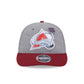 Colorado Avalanche Heather Gray Wool Low Profile 9FIFTY Snapback Hat