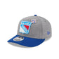 New York Rangers Heather Gray Wool Low Profile 9FIFTY Snapback Hat