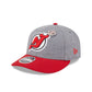 New Jersey Devils Heather Gray Wool Low Profile 9FIFTY Snapback Hat