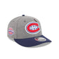 Montreal Canadiens Heather Gray Wool Low Profile 9FIFTY Snapback Hat
