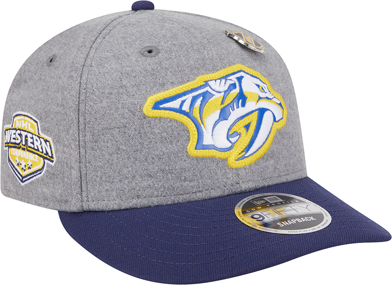 Nashville Predators Heather Gray Wool Low Profile 9FIFTY Snapback Hat