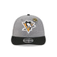Pittsburgh Penguins Heather Gray Wool Low Profile 9FIFTY Snapback Hat