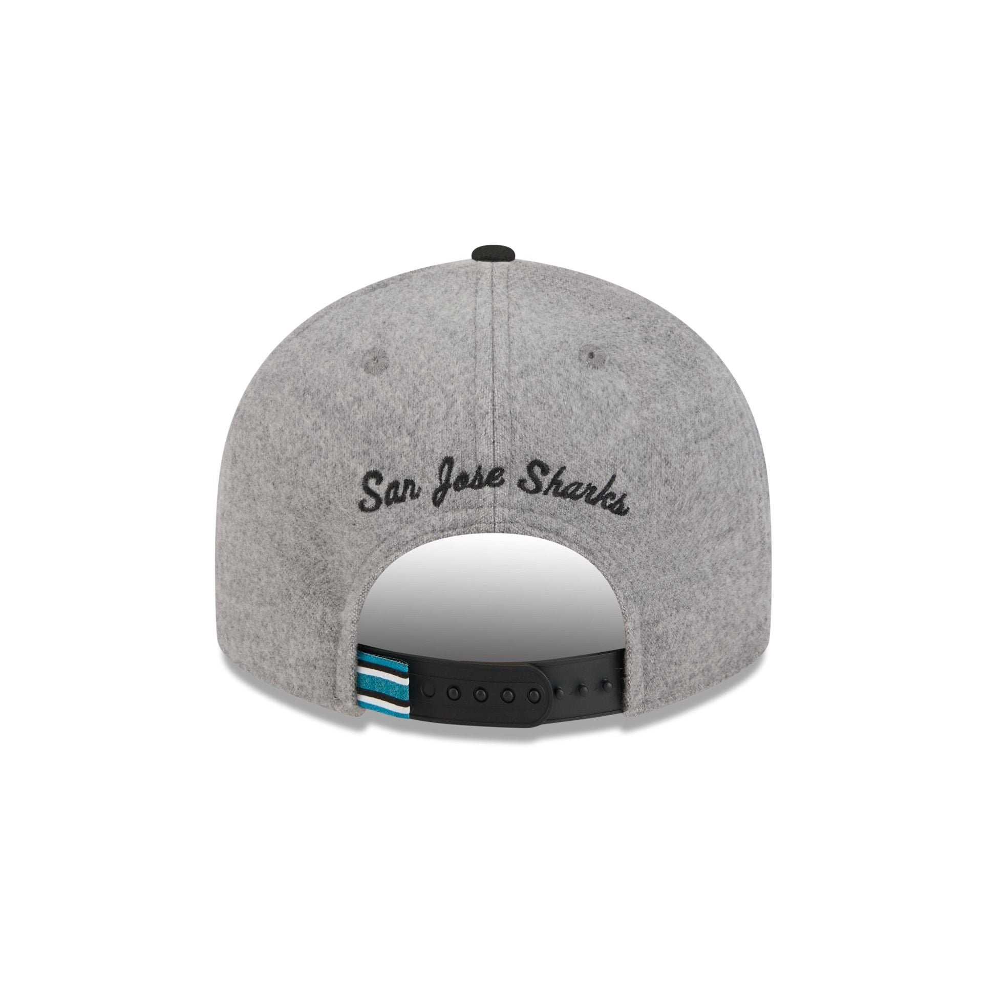 San Jose Sharks Heather Gray Wool Low Profile 9FIFTY Snapback Hat